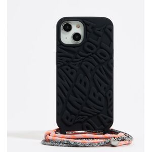 BIMBA Y LOLA Black logo silicone iPhone 15 case BLACK UN adult BIMBA Y LOLA Black logo silicone iPhone 15 case BLACK UN adult
