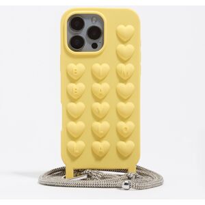 BIMBA Y LOLA Yellow rope silicone iPhone 15 Pro Max case YELLOW UN adult BIMBA Y LOLA Yellow rope silicone iPhone 15 Pro Max case YELLOW UN adult