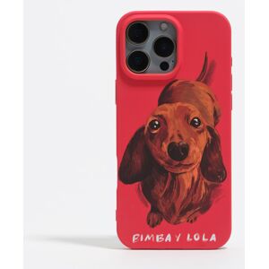 BIMBA Y LOLA Red dachshund iPhone 16 Pro Max rigid case RED UN adult BIMBA Y LOLA Red dachshund iPhone 16 Pro Max rigid case RED UN adult