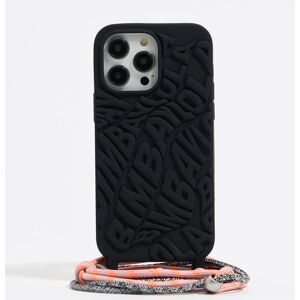 BIMBA Y LOLA Black logo silicone iPhone 15 Pro Max case BLACK UN adult BIMBA Y LOLA Black logo silicone iPhone 15 Pro Max case BLACK UN adult