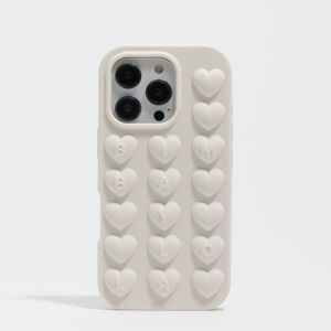 BIMBA Y LOLA White iPhone 16 Pro silicone case WHITE UN adult BIMBA Y LOLA White iPhone 16 Pro silicone case WHITE UN adult