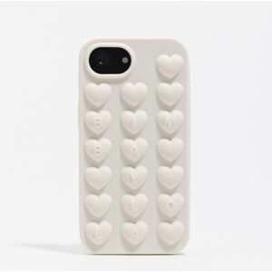 BIMBA Y LOLA White silicone iPhone 16e case WHITE UN adult BIMBA Y LOLA White silicone iPhone 16e case WHITE UN adult