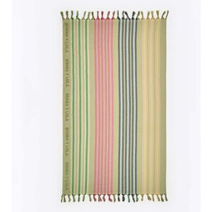 BIMBA Y LOLA Green striped towel GREEN UN adult BIMBA Y LOLA Green striped towel GREEN UN adult