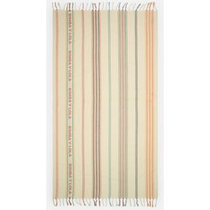 BIMBA Y LOLA Stripes and logo towel OCHRE UN adult BIMBA Y LOLA Stripes and logo towel OCHRE UN adult