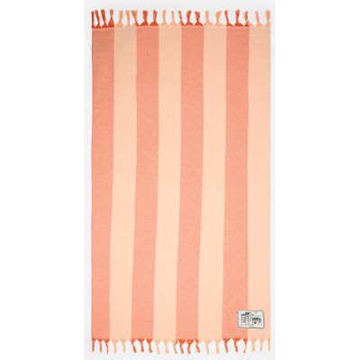 BIMBA Y LOLA Orange Cala Bimba striped towel TANGERINE UN adult BIMBA Y LOLA Orange Cala Bimba striped towel TANGERINE UN adult