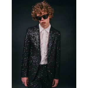 Phixclothing.com Black Sequin Blazer - Black / Medium Medium Black Medium