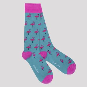 Swole Panda Flamingo Bamboo Socks - Shoe Size 7-11