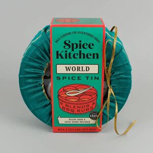Spice Kitchen World Blends & BBQ Rubs Tin With Sari Wrap