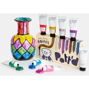 Pott'd Premium Acrylic Pottery Paint Set - glitterpaint