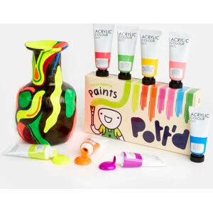 Pott'd Premium Acrylic Pottery Paint Set - neonpaint