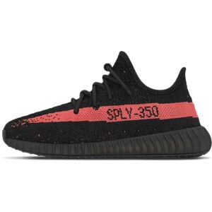 adidas Yeezy Boost 350 V2 Kids Core Black Red - Black - male - Size: 3