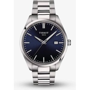 Tissot PR 100 Silver &amp; Blue Watch T150.410.11.041.00