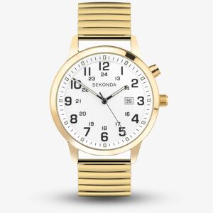 Sekonda Easy Reader Gold Plated Expandable Watch 30128