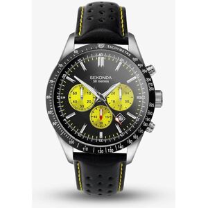 Sekonda Velocity Black & Yellow Chronograph Watch 30068