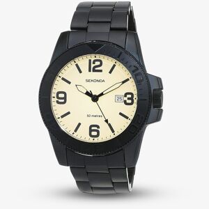 Sekonda Sports Black & Cream Watch 1390