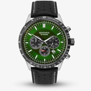 Sekonda Sports Velocity Green Dial Chronograph Watch 1937