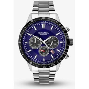 Sekonda Sports Velocity Blue Dial Chronograph Watch 1970