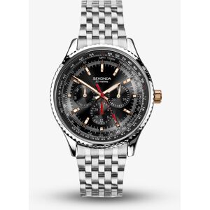 Sekonda Pilot Maverick Black & Silver Watch 30038