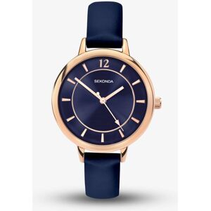 Sekonda Classic Rose Gold & Blue Watch 2136