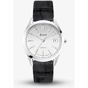 Accurist Everyday Black Leather Strap Watch 74006