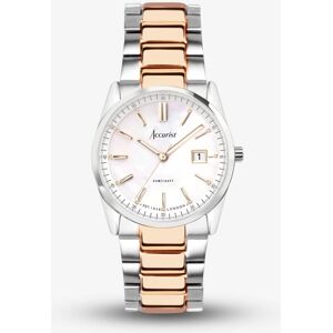 Accurist Everyday Two Tone Mother Of Pearl Watch 74004