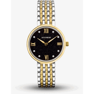 Accurist Ladies Two Tone Glitter Watch 8385