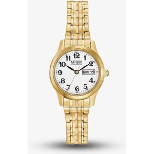 Citizen Ladies Corso Gold Tone Expandable Bracelet Watch EW3152-95A