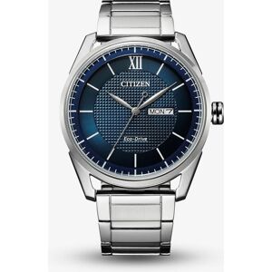 Citizen Mens Eco-Drive Blue Dial Watch AW0081-54L