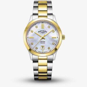 Rotary Contemporary Oxford Mother Of Pearl Diamond Watch LB05521/41/D