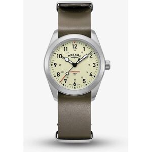 Rotary 1895 Commando Field Khaki Leather Watch GS05535/31