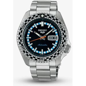 Seiko 5 Sports Checker Flag Black & White Special Edition Watch SRPK67K1