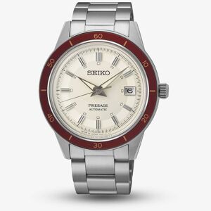 Seiko Mens Presage 60's Cream Dial Watch SRPH93J1