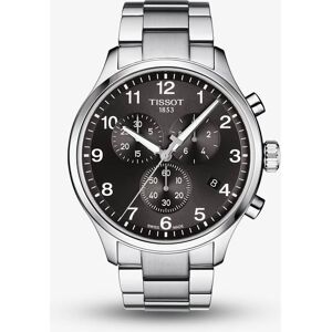 Tissot Mens T-Sport Chrono XL Classic Black Dial Bracelet Watch T116.617.11.057.01