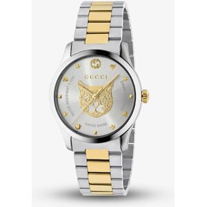 Gucci Unisex G-Timeless Two Colour Mystic Cat Motif Bracelet Watch YA1264074