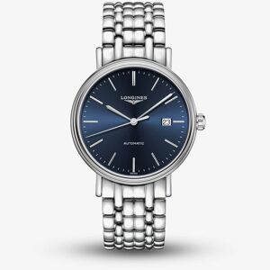 Longines Presence Automatic Blue Dial Silver Bracelet Watch L4.922.4.92.6