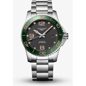 Longines Mens HydroConquest Green Bezel Watch L3.781.4.05.6