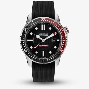 Bremont SUPERMARINE S2000 Red Professional Diving Rubber Strap Watch S2000/RED
