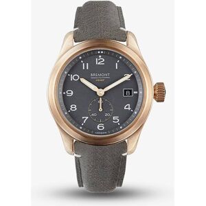 Bremont Mens Broadsword Bronze Slate Leather Strap Watch BROADSWORD-BZ-SL-R-S