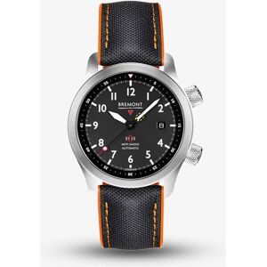 Bremont Mens MBII 43mm Automatic Watch MBII-SS-BK-C-O-P-11R