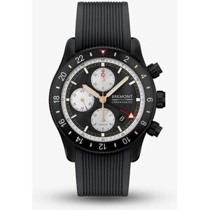 Bremont Mens Supermarine Black rubber Strap Watch SMARINECHRONO-JET-R-S