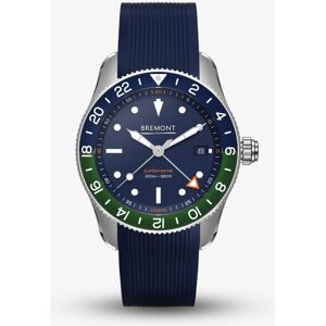 Bremont S302 Blue Rubber Strap Watch S302-BLGN-R-S