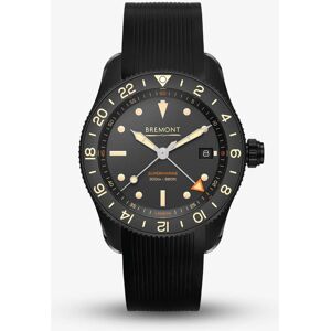 Bremont S302 Jet Black Rubber Strap Watch S302-JET-R-S