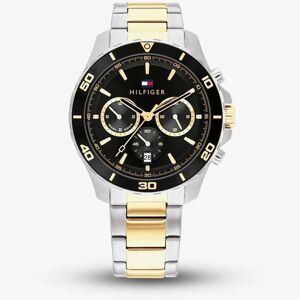 Tommy Hilfiger Jordan Two Tone Black Chronograph Watch 1792095