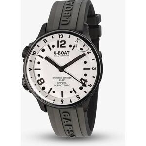 U-BOAT Mens Capsoil Doppiotempo White Dial Watch 8889