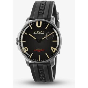 U-BOAT Mens Darkmoon 44mm Black Dial Watch 8463/B