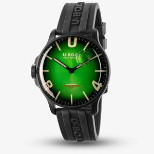 U-BOAT Mens Darkmoon 44mm Green Dial Watch 8698/B