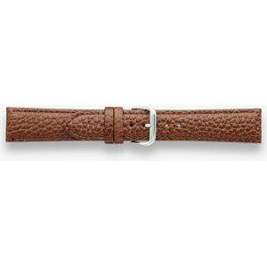 Darlena Harrow Brown Leather Silver Buckle Watch Strap 1003