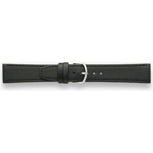 Darlena Arundel Black Leather Silver Buckle Watch Strap 0901