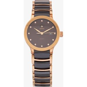 Pre-Owned Rado Rose Gold Plated Ceramic Diamond Watch R30183752