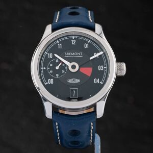 Pre-Owned Bremont JAGUAR MKI Black Dial Strap Watch BJ-I/BK